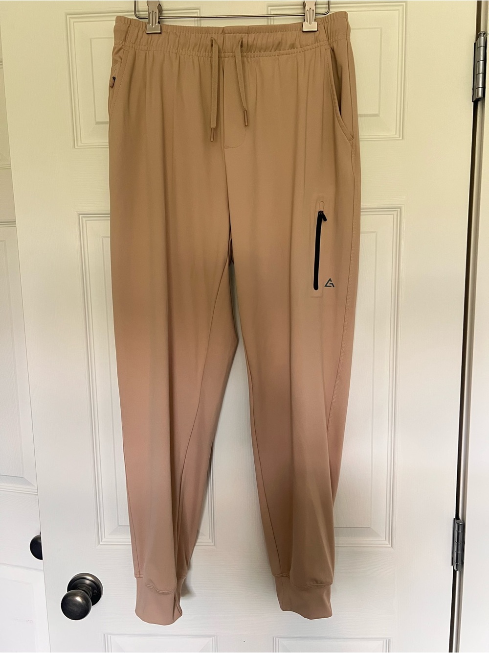 Gerry’S Women’s Tan Performance Jogger Pants - Triangle Logo